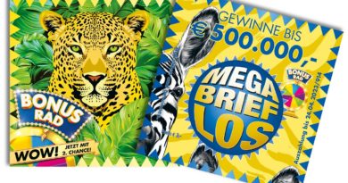 Der „Leopard“ bescherte einer Niederösterreicherin eine halbe Million Euro Gewinn. Die aktuelle Mega Brieflos-Serie heißt „Zebra“, ebenfalls mit 500.000 Euro Hauptgewinn. © Öster. Lotterien