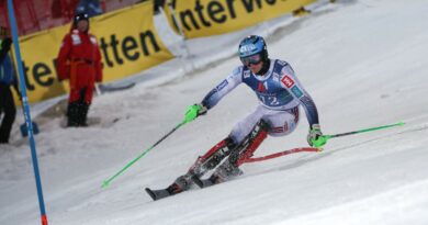 Nightrace 2024 auf der Planai, Slalom, Herren, 1. Durchgang, im Bild Timon Haugan (NOR) © OK Weltcup Alpin Schladming/Martin Huber